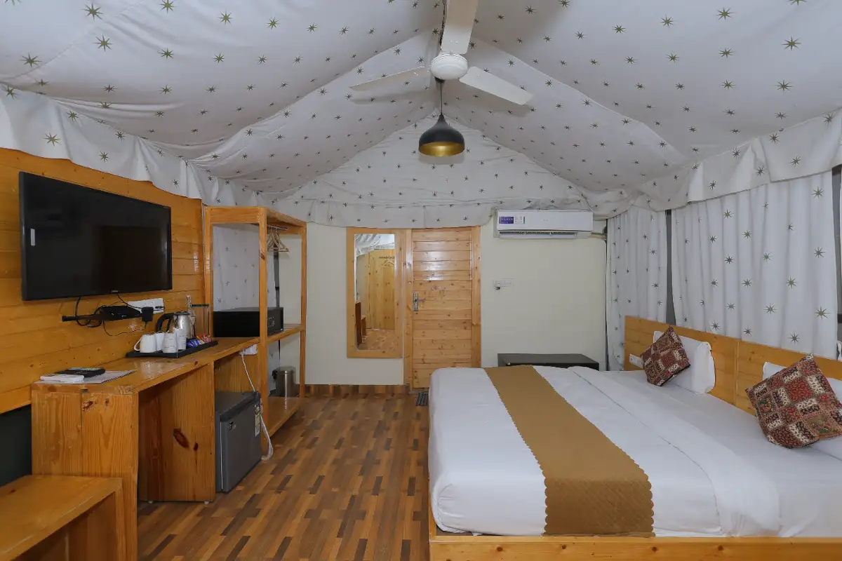 Swiss Cottage at Nirvana River Resort Rishikesh - AC cottage